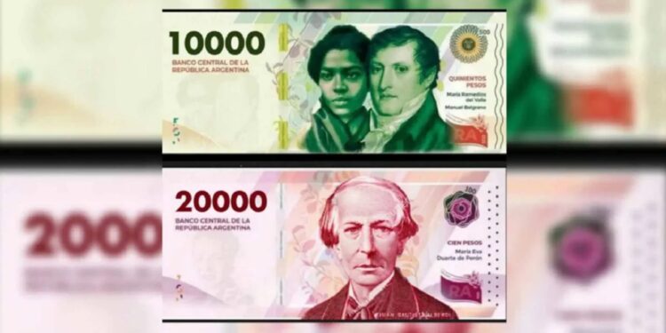 Ya circula el nuevo billete de $10.000: cómo detectar uno falso