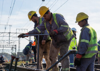 Avanzan los trabajos para normalizar la circulación en la línea Roca