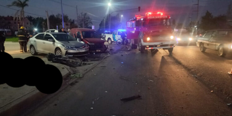 Malvinas Argentinas: murió un motociclista en un cuádruple choque