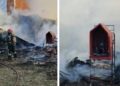 Malvinas: se incendió toda la casa y solo quedó en pie la imagen del Gauchito Gil
