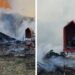 Malvinas: se incendió toda la casa y solo quedó en pie la imagen del Gauchito Gil