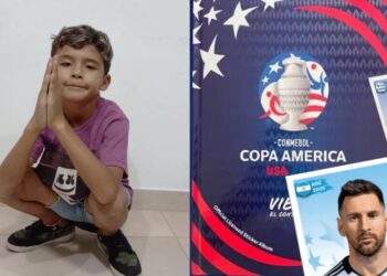 Lomas: un niño busca recuperar su álbum de figuritas llenado con sus ahorros