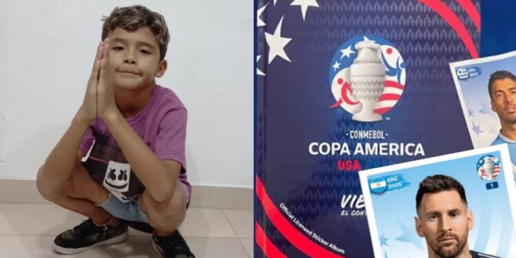 Lomas: un niño busca recuperar su álbum de figuritas llenado con sus ahorros