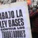 Ley Bases: vigilia, una gran marcha y final abierto en la previa a la votación
