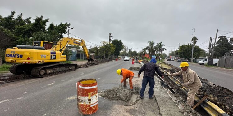 La renovación Camino de Cintura avanza por Claypole y se acerca a Solano