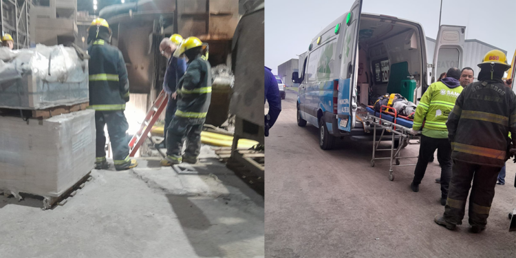 Un operario cayó en una fosa en Burzaco: los bomberos lo rescataron