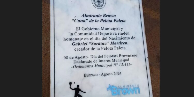 Gabriel “Sardina” Martiren: el vecino de Rivadavia creador de la pelota a paleta