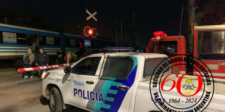 Longchamps: el tren atropelló y mató a una persona