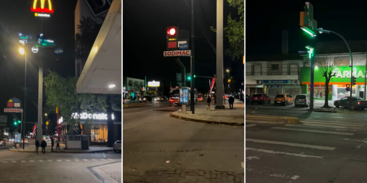 Un influencer de EEUU recorrió Adrogué y quedó sorprendido por su actividad nocturna