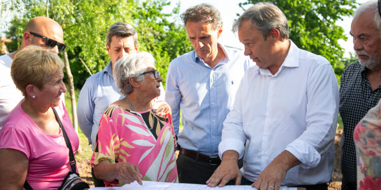 Arrancó una histórica obra hidráulica en Glew que beneficiará a miles de vecinos