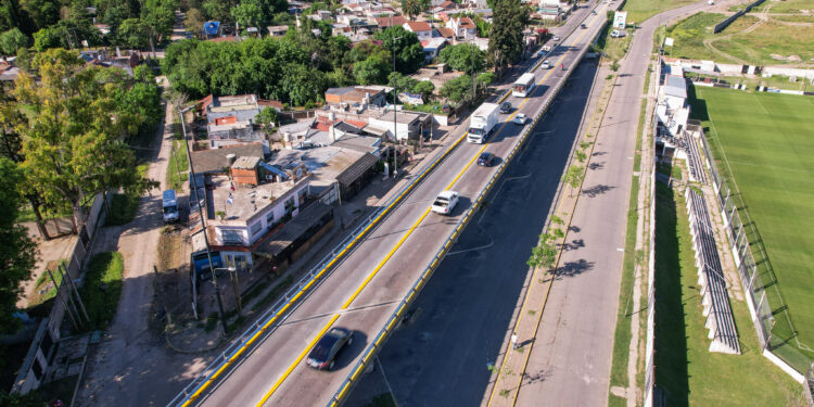 Completaron la renovación del puente de  Claypole y habilitaron sus dos manos al tránsito