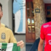 Messi y Scaloni posaron con camisetas de equipos de la región