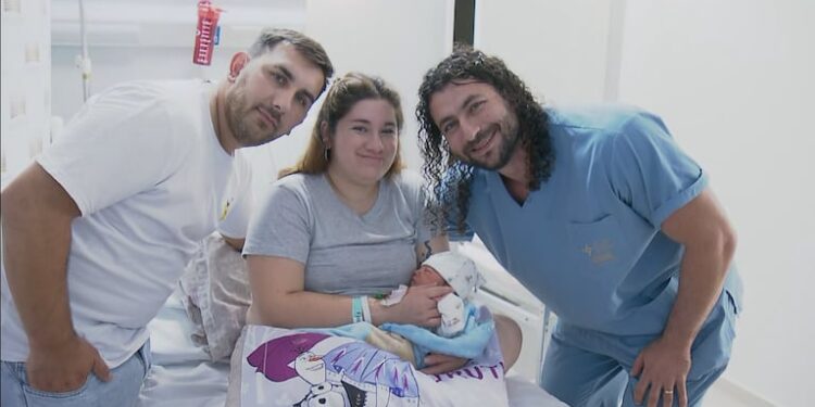 El primer bebe del año nació en Monte Grande