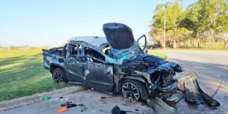 Cuatro jóvenes murieron en un impresionante choque en San Vicente