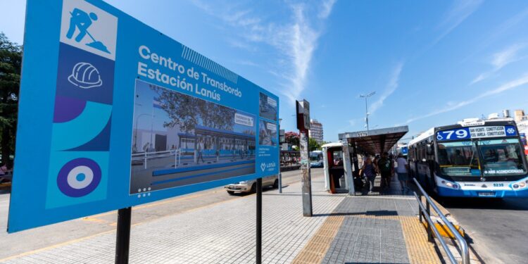 Lanús: el lunes arrancan las obras de renovación total del centro de transbordo de la estación