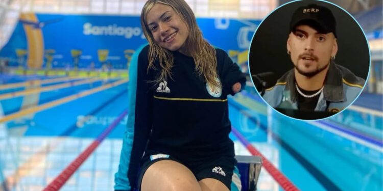 El streamer Coscu será patrocinador de una nadadora paralímpica de Calzada