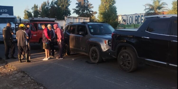 Seguidilla de choques con heridos en Longchamps