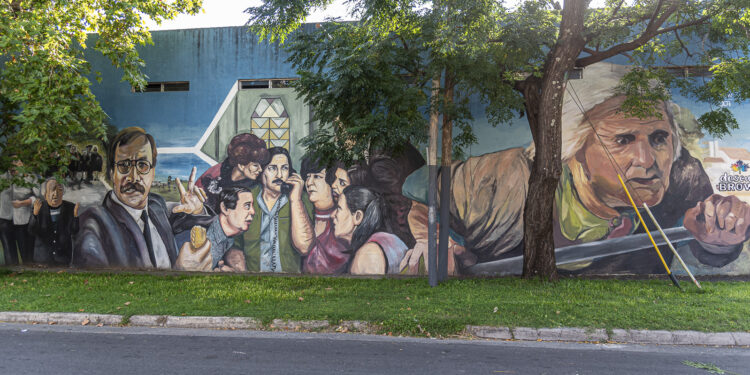 Antonio Gasalla, inmortalizado en las calles de Calzada