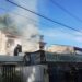 Se incendió un supermercado de Glew