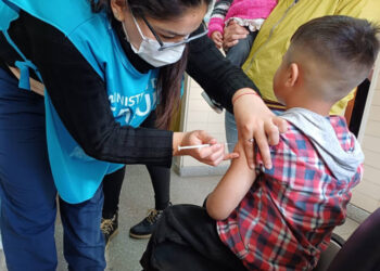 Sarampión: comienza la vacunación de refuerzo para niños en la región