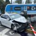 En contramano y con sus hijos en el auto: así condujo el imprudente que casi provoca una tragedia al cruzar con la barrera baja en Adrogué