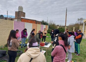 El INTA AMBA no se rinde y brinda capacitaciones sobre agroecología comunitaria en Guernica