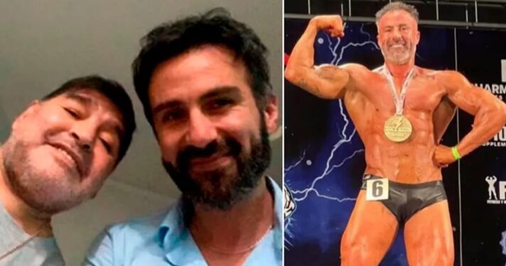 Luque ganó un concurso de fisicoculturismo mientras se lo juzga por la muerte de Maradona