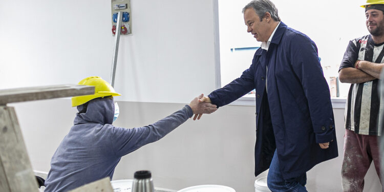 Construyen aulas y amplían la Escuela Técnica 4 de Burzaco