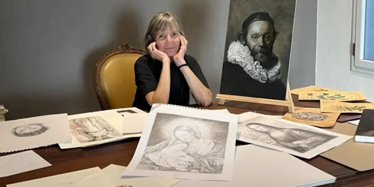 Una artista lomense del Museo del Prado prepara una muestra en Adrogué