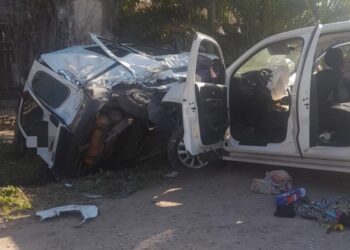 Claypole: escapaban de la policía y chocaron tres autos