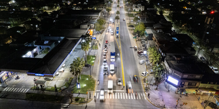 Así está quedando la avenida Monteverde, con el plan de renovación