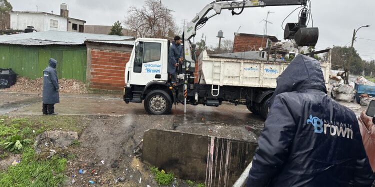 El municipio de Brown intensifica los trabajos preventivos frente al temporal