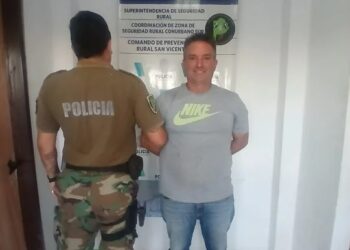 Detuvieron en San Vicente a un concejal de Milei que intentó matar a balazos a su pareja