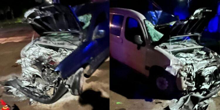 Longchamps: cuatro heridos en un choque entre dos camionetas y una moto