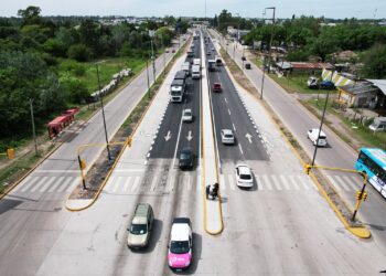 Finalizó en Brown la segunda etapa de las obras de renovación de la Ruta 4 y harán a nuevo la rotonda El Vapor