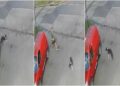 En Navidad, bajo a su perro del auto y lo abandonó en una calle de Lomas