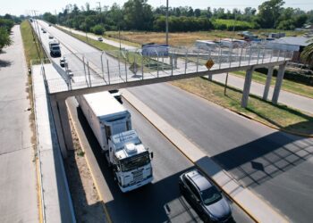 Burzaco: habilitaron hoy el puente peatonal sobre Ruta 4