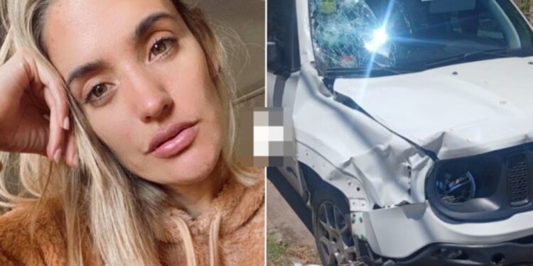 Video: una vecina de Lomas manejaba alcoholizada, atropelló y mató a un hombre que iba a ser papá en días