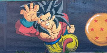 Calzada: los 40 años de Dragon Ball resumidos en un mural