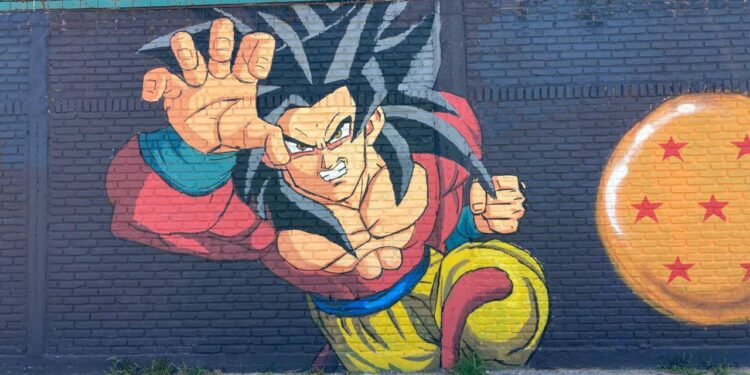 Calzada: los 40 años de Dragon Ball resumidos en un mural