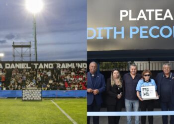 Chiqui Tapia participó de la inauguración de las nuevas plateas de Brown de Adrogué y Temperley