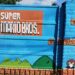 Un mural ochentoso en Longchamps: homenaje a «Súper Mario Bros», en su 40 aniversario
