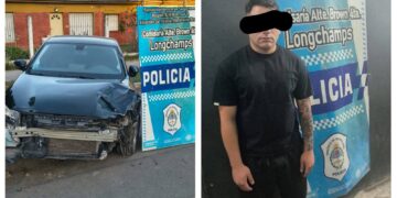 Longchamps: detuvieron al automovilista que atropelló, dejó en grave estado a dos jóvenes, se fue y escondió el auto
