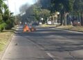 Longchamps: perdió el control de su moto, se cayó y se le prendió fuego