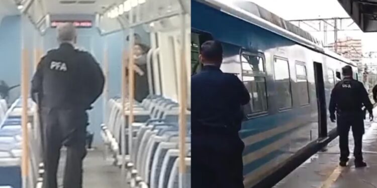 Temperley: entró armado al vagón, tomó una mujer de rehén y dijo que tenía dos granadas para «volar el tren»