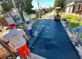 El mapa de las calles repavimentadas de siete localidades de Brown
