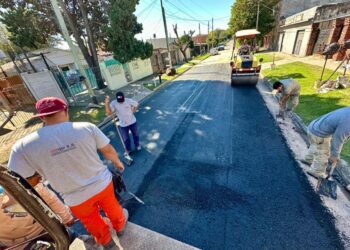El mapa de las calles repavimentadas de siete localidades de Brown