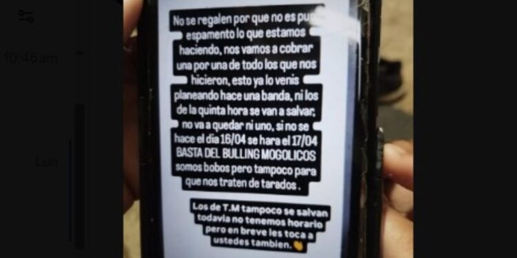Alumnos que amenazan, padres con miedo y docentes en alerta: así fue la semana en una escuela de Malvinas Argentinas