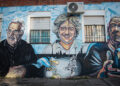 Un nuevo mural en homenaje a Raúl Soldi recibe a quienes ingresan a Brown