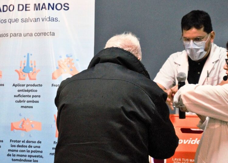 Realizaron en Burzaco un jornada de concientización por el Día Mundial de la Higiene de Manos